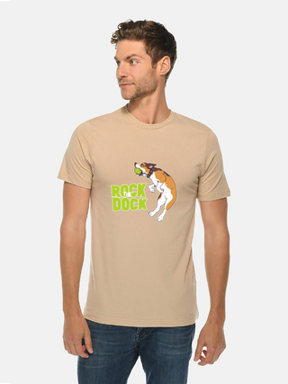 Rock The Dock T-Shirt in Tan